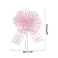 thumbnail image 2 of Lazos de organza Unique Bargains 15uds 6 Pulgadas Rosa para Boda y Regalos, 2 of 6