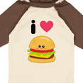 thumbnail image 4 of Inktastic I Love Cheeseburgers Boys or Girls Long Sleeve Baby Bodysuit, 4 of 5