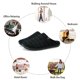 thumbnail image 5 of House Spesoul Fuzzy - Zapatillas de interior para mujer y hombre, color negro, 5 of 6