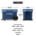 thumbnail image 2 of RTIC 52 Qt 76-Can Ultra-Light Rolling Cooler, Navy & Denim, 2 of 8
