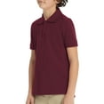 thumbnail image 5 of Real School Unisex School Uniform Short Sleeve Pique Polo Shirt, Sizes XS-XL, 5 of 6