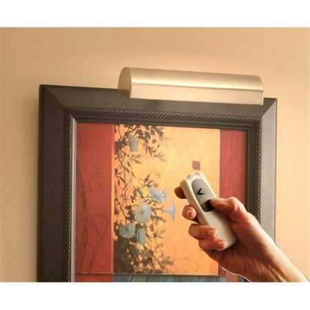 

Slimline Satin Nickel 8 In. Cordless LED Remote Control Picture Light