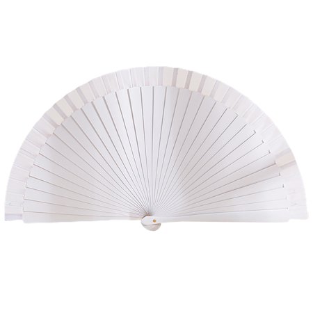

Eastshop Folding Fan Smooth Opening/Closing Plain Classical Art Craft Fine Texture Stage Performance Decoration Chinese Style Dance Retro Folding Hand Fan for Party