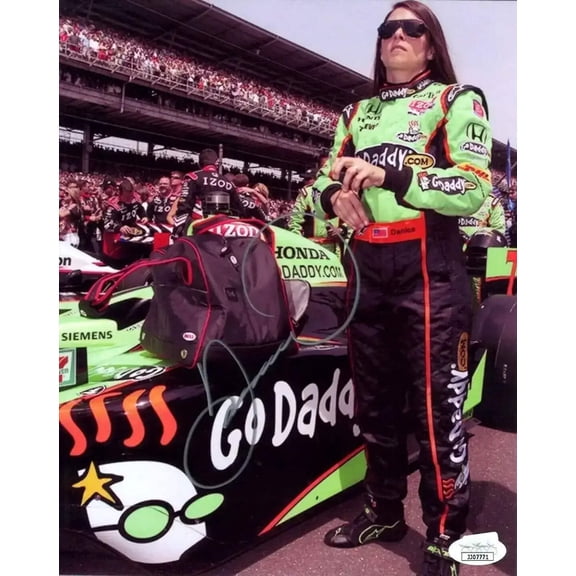 Danica Patrick autographed Go Daddy Racing 8x10 photo JSA