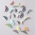 thumbnail image 4 of 3D Butterfly Wall Decoration 3D Butterfly Wall Sticker Butterfly Wall Decals for Living Room Bedroom and Kids' Rooms, 4 of 17