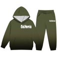 thumbnail image 4 of Kiijoy Boys Hoodie Set Cozy Hooded Sweatshirt Jogger Sweatpants Outfits, Size 2-14, 4 of 5