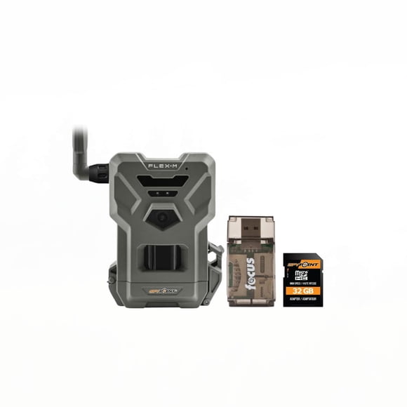 Cámara de Caza SPYPOINT Flex-M 28MP Dual-Sim LTE Paquete Completo 32GB