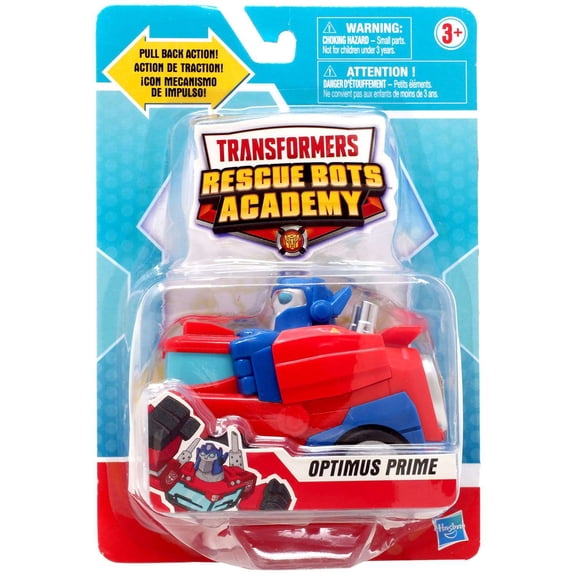 Transformers Rescue Bots Academy Optimus Prime Pullback Vehicle