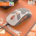 thumbnail image 1 of M8 Ergonomic Gaming Mouse Adjustable 800-6400dpi Rgb Lighting Wire-controlled Mouse For Computer Notebook Dim Light Edition, 1 of 5
