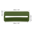 thumbnail image 2 of Uxcell Watch Band Strap Loops Silicone for 26mm Width Watch Band, Dark Green 4 Pack, 2 of 5