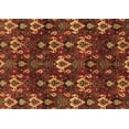 thumbnail image 1 of Ahgly Company Indoor Rectangle Abstract Brown Modern Area Rugs, 3' x 5', 1 of 4