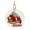 A, variant on AnuirheiH 2022 Christmas Wooden Hanging Ornaments Christmas Tree Pendant Lighted Pendant Faceless Santa Claus Pendant