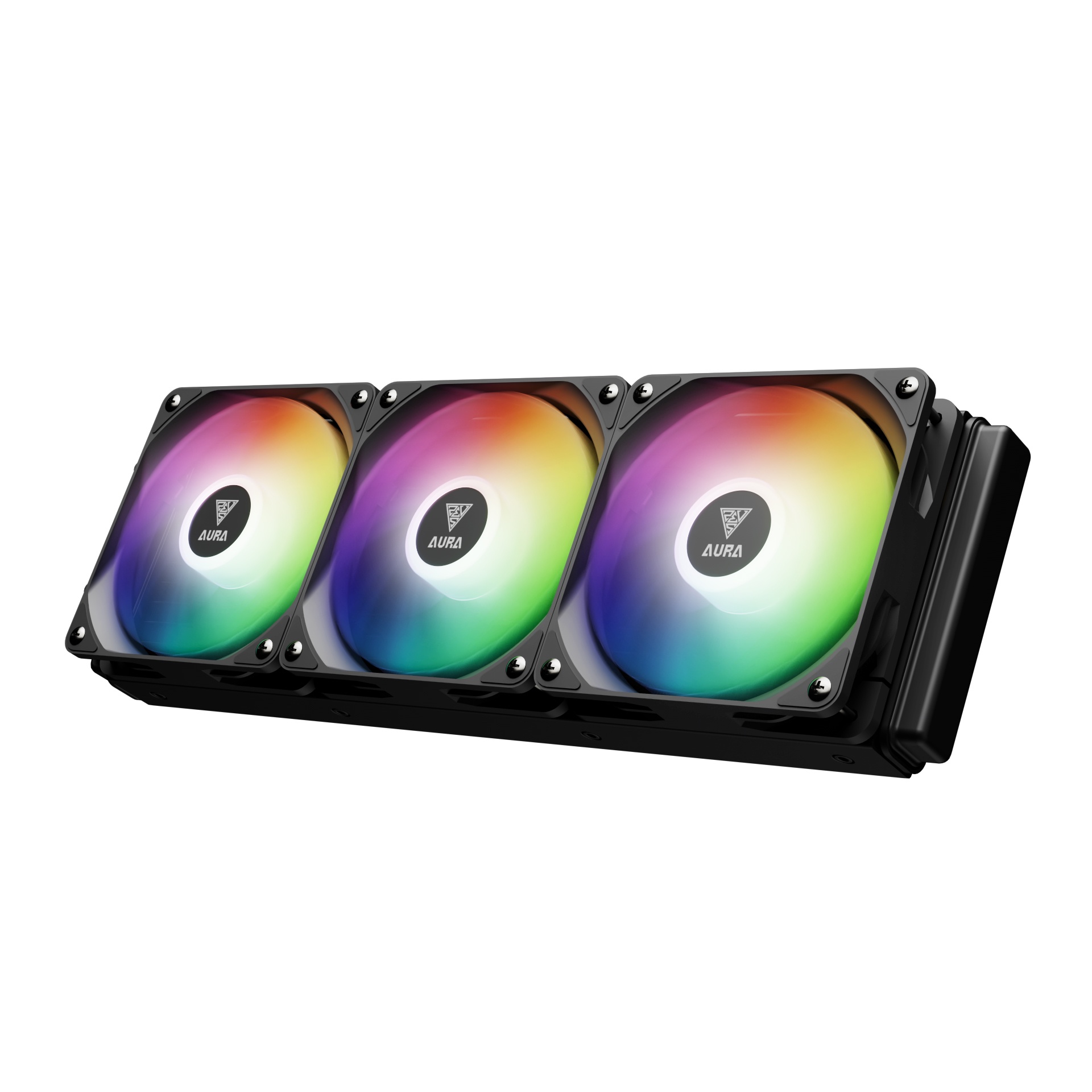 Gamdias AURA GL360 Lite 360mm CPU Liquid Cooler All-In-One with PWM Fans and 5V 3-Pin ARGB for Computer Cooling