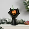 thumbnail image 6 of Halloween Mini Pumpkin Flower Bouquet with Spooky Faces - Cute Trick or Treat Gift for Kids,Party Decor,Office Desk,Home Table Centerpiece - Durable Plastic Arrangement for Halloween Festivities, 6 of 7