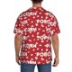 thumbnail image 3 of Fotbe Popcorn2 Camisa Estampada de Manga Corta para Hombre, Casual de Verano, Estilo Playero, Sin Arrugas-Small, 3 of 5