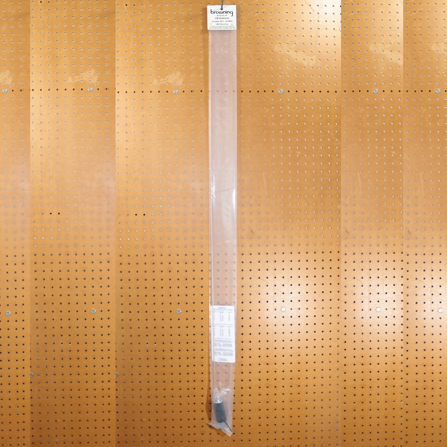 Browning 200-Watt Low-Band 26.5 MHz to 30 MHz Unity-Gain UHF Antenna with NMO Mounting (Silver Base), Silver Base