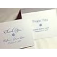 thumbnail image 3 of Pen & Pad Stationers Personalized Bar Mitzvah or Bat Mitzvah Thank You Cards w Envelopes. Two Font Style Options. Blank Inside, Folding Cards. Optnl Return Address Labels (20 Block Style Print), 3 of 3