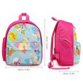 thumbnail image 2 of La Vida Moderna de Rocko Mochila Escolar para Niños y Niñas, Mochila Infantil Ligera de Alta Calidad, Grande y Duradera ROSA, 2 of 6