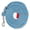 Blue Grey, variant on BIMZUC Nylon Horse Rope Multipurpose Thickened Livestock Lead Rope with Heavy Duty Alloy Hook for Equestrian Training and Pet Walking, 8.2ft / 2.5m Length, Durable Animal Halter Accessory, Blue Grey