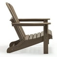 thumbnail image 4 of Westin Outdoor Braxton Folding Plastic Adirondack Chair (Set of 4), Weathered Wood, 4 of 7