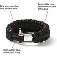 thumbnail image 3 of Pulsera de paracord, Pulsera de supervivencia, Pulsera táctica de supervivencia,, 3 of 5