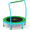 Green & Blue, variant on Jump Into Fun 36'' Mini Trampoline for Kids, 3FT Toddler Trampoline with Handle, Foldable Kids Trampoline Indoor/Outdoor for Toddlers Ages 3-6, Small Fitness Rebounder Trampoline, Easy Storage
