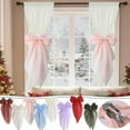 thumbnail image 2 of PEIBang Bow Curtain Tiebacks Home Decorations,Curtain Strap Lace Curtain Tiebacks for Bedroom Office Dining Room Wedding Party Decoration, 2 of 9