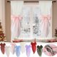 thumbnail image 1 of Hebilla decorativa para cortina con lazo | Decoración para San Valentín, bodas y fiestas | Nailon y elastano, 19 x 40 cm | Rosa, rojo, azul, verde, amarillo, beige, café y morado | Elegante, 1 of 9