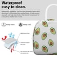 thumbnail image 3 of Lunch Bag Lunch Box for Women Reusable Insulated Lunch Bags,Water-Resistant Avocado Pattern Cooler Lunch Tote Bag, Large Capacity for Work Travel Picnic, 3 of 6