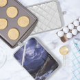 thumbnail image 5 of Yayeee Pot Holders Kitchen Heat Resistant with Pocket 7"x9.8" Cotton Oven Cooking Hot Pads, Moonlight Mountain, 5 of 7