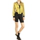 thumbnail image 2 of Chaqueta bomber corta con cremallera metálica y cuello de pie para mujer INSPIRE CHIC 3XL dorada, 2 of 8