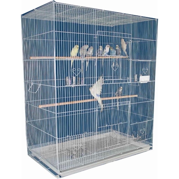 36" X-Large Flight Bird Breeding Breeder Cage With 3/8-inch Bar Spacing for Small Size Parakeet Lovebird Canary Aviary Budgie Finches