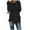 Black, variant on tklpehg Womens Sweaters Solid Loose Fit Blouse Lghitweight Comfy Tops Fall Winter Long Sleeve Tops Casual Crewneck Pullover Tops Trendy Tops Black S