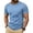 #42_Light Blue, variant on Ceisia Men's Contrast Stitch Crew Neck Short Sleeve T-Shirt Multi-Color Pack Black XL Gifts for Father