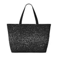 thumbnail image 2 of Rocae Black And White Dotted for Large Women's Waterproof Beach Bag Tote with 7 Pockets Pool Bag for Travel Gym Vacation, 2 of 6