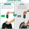 thumbnail image 3 of QualyQualy Fishing Bait Trap Crab Net Fishing Trap for Minnow/Crab/Shrimp/Crawdad with Rope, 10 Holes Large Space Fishing Net, 3 of 8