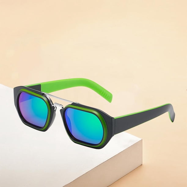 Gafas rre de moda para hombres y mujeres, con lidad, para viajes libre, accesorios para fiestas de vacaciones, gafas Verde negro BLESIY Gafas de sol de moda