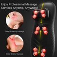 thumbnail image 3 of RENPHO Back Massager with Heat, Shiatsu Massage Cushion with Heat for Home Office Use, FSA and HSA Eligible- Black, 3 of 11