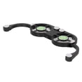 thumbnail image 4 of Almohadilla de enfriamiento plegable para computadora portátil USB, ventiladores dobles 500 RPM-2500 RPM de poco ruido para computadora portátil, color negro, 4 of 5