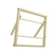 thumbnail image 3 of Estante de cinta de madera Organizador decorativo de 2 niveles Ahorro de espacio Fácil de usar Durable para trenzar Carrete de cabello Hilo de coser Baoblaze Estante de cinta de madera, 3 of 7