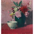 thumbnail image 3 of Félix Vallotton 12x13 Black Modern Framed Museum Art Print Titled - Green Vase and White Bowl (1919), 3 of 5