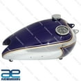 thumbnail image 1 of BSA C11 C10 Blue Chrome Petrol Fuel Tank With Speedo + Cap + Tap, 1 of 5