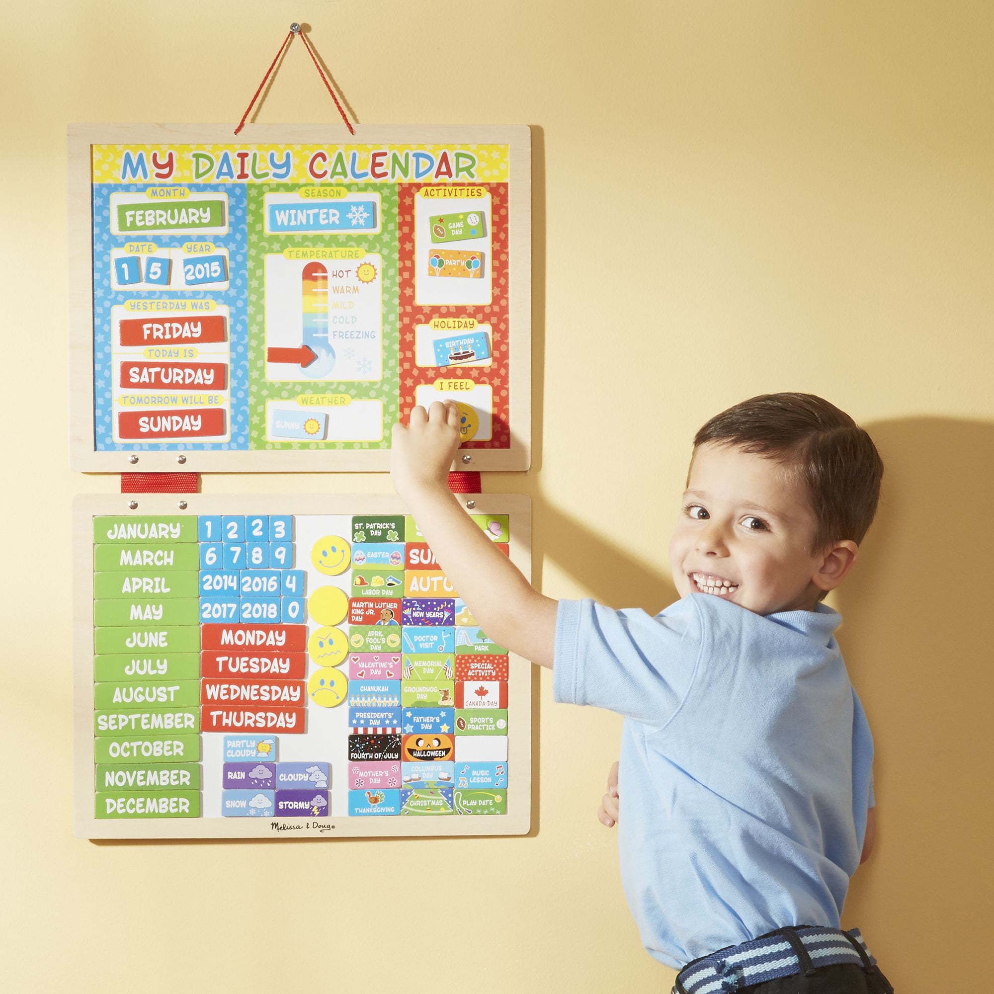 melissa and doug calendar walmart