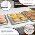 thumbnail image 4 of Premium Toaster Oven Pan Nonstick Set of / Sheet Pan for Baking Small Cookie Sheet Tray Durable Small Baking Trays for Oven Aluminum Baking Sheet Toaster Oven Tray x in, 4 of 5