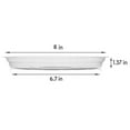 thumbnail image 4 of tredstone 5 Pack Plant Saucer Clear Plastic Planter Round Tray for Indoors & Outdoors Transparent 8 Inch 1Set, 4 of 5