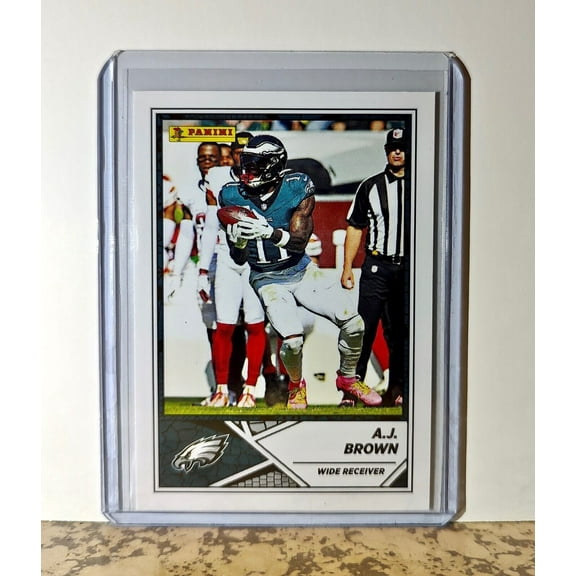 A.J. Brown 2024 Panini NFL #33 Sticker Card Philadelphia Eagles