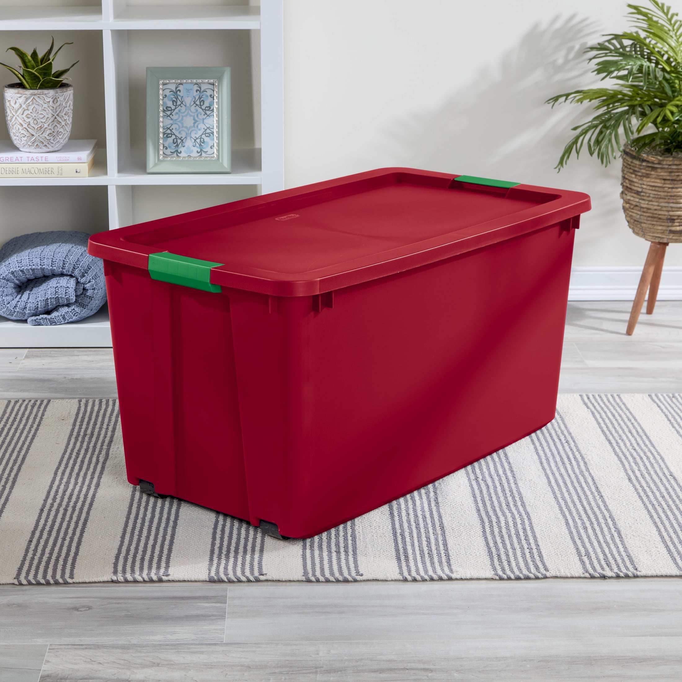 Heavy Duty 45 Gallon Storage Bin Walmart Sterilite, 45 L Wheeled