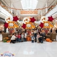 thumbnail image 2 of PMU Thanksgiving Mylar "Give Thanks" with Star Balloon 10pc 18in Mylar Balloons Pillow Balloon Bouquet with Starburst Centerpiece Pkg/10, 2 of 6