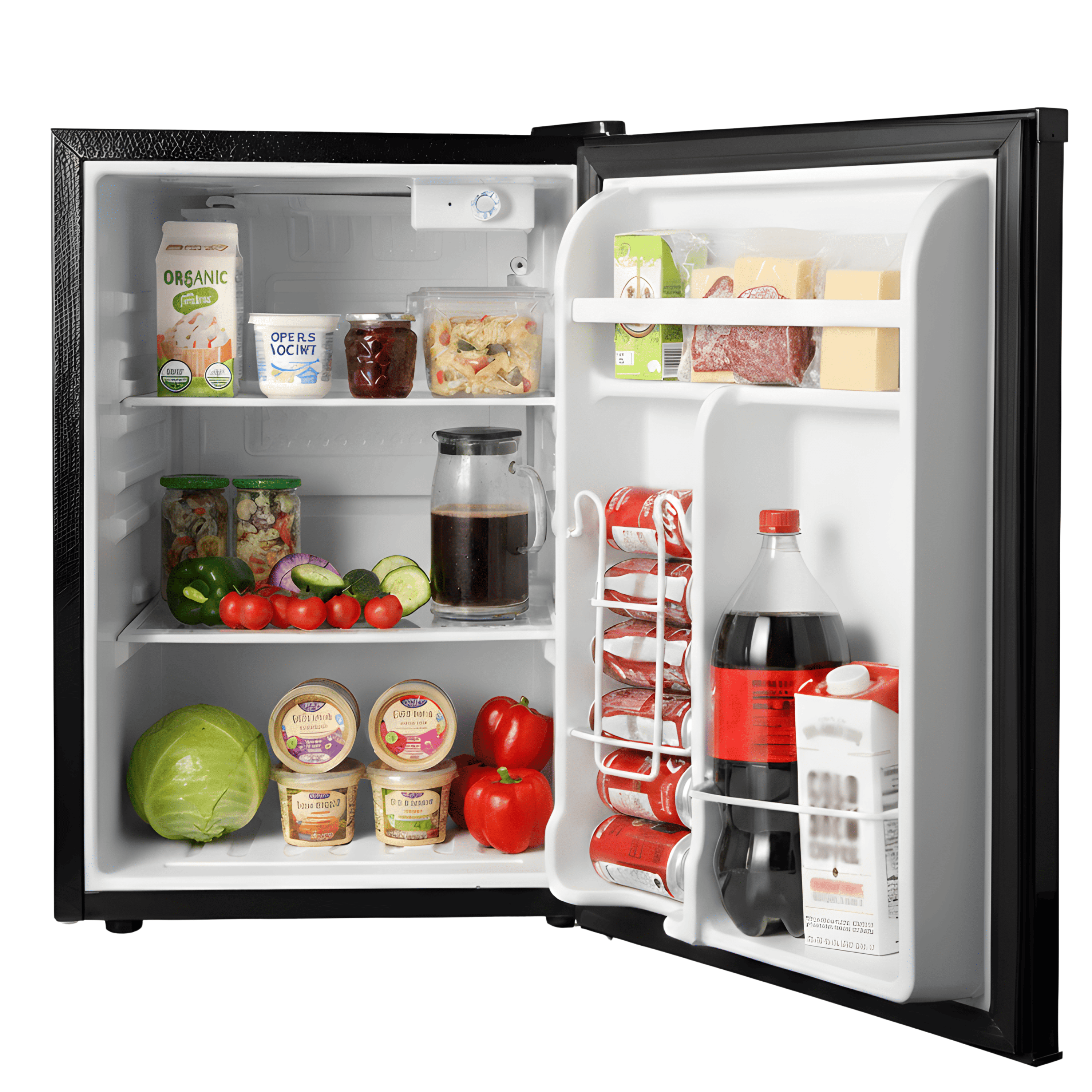 Conserv 2.6 cu.ft. Compact Refrigerator-Stainless, Reversible Door