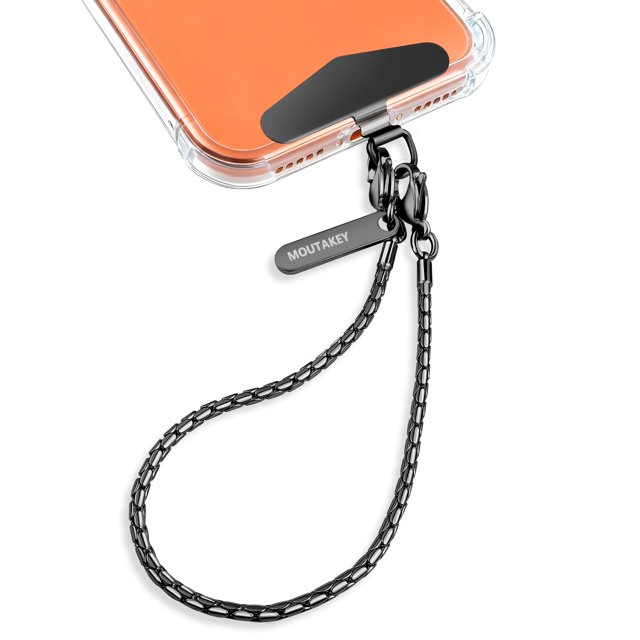 Correa de Muñeca para Teléfono MOUTAKEY Cadena Metálica para iPhone